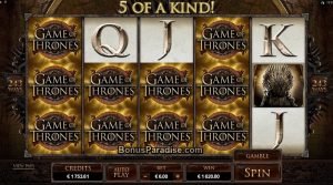 Game of Thrones слот выигрыш microgaming